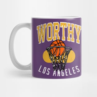 Vintage 90's Los Angeles Basketball Mug